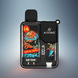 Aivono Aim Tank 9500 Puffs מנגו טרופי עם 650mAh ותאית 3%