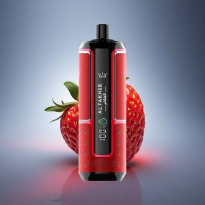 Al Fakher Crown Bar 15K Hypermax תות פרץ עם 6mg ניקוטין ו-600mAh