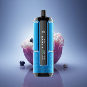 Al Fakher Crown Bar 15K Hypermax מסטיק אוכמניות עם ניקוטין 6mg/ml וסוללה 600mAh