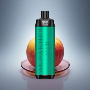 Al Fakher Crown Bar 8000 Crystal הבזק לבן עם סוללת 600mAh וניקוטין 5mg