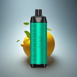 Al Fakher Crown Bar 8000 Crystal לימון נענע עם סוללת 600mAh וניקוטין 5mg