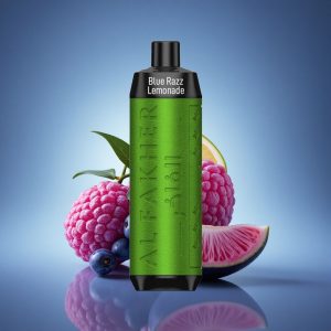 Al Fakher Crown Bar 8000 Crystal לימונדת ראז כחולה עם סוללת 600mAh וניקוטין 5mg