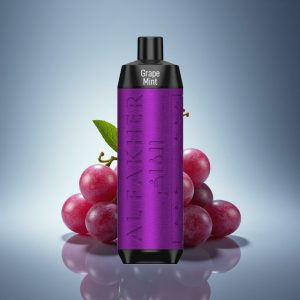 Al Fakher Crown Bar 8000 Crystal ענב מנטה מסוג C עם סוללת 600mAh