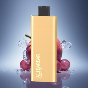 Alibarbar Pandora 7000 Puffs ענבי קרח עם 17 מל סוללה 1.0 אוהם