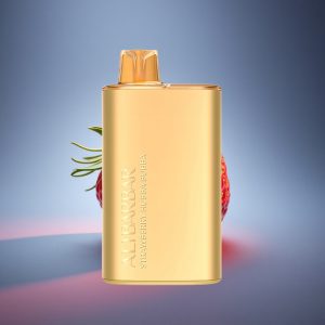 Alibarbar Rich 8000 Puffs סטרוברי האבה באבה עם סוללת 2000 mAh וגודל 86.9 45 22.4 ממ