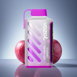 VOZOL Gear Power 20000 Puffs דובדבן פירות יער קרח עם סוללה כפולה מסך מלא ניקוטין 5%